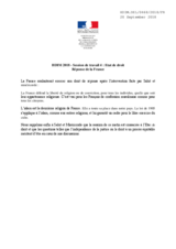 Right of Reply by France