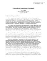 Intervention by B&rsquo;nai B&rsquo;rith International