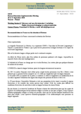 Written recommendations by Unis dans la Diversite Linguistique
