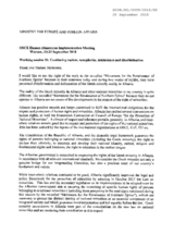 The right of minorities in Albania