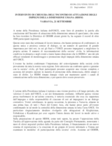 Closing Remarks by the Chairmanship