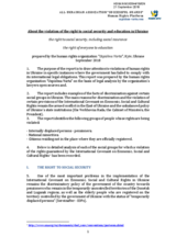 About the violation of the right to social security and education in Ukraine