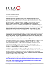 Written submission by ICLA for working session 17