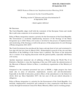 Statement by the Czech Republic