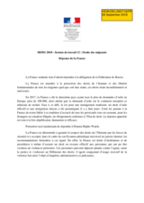 Right of Reply by France