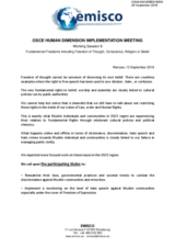 Statement by EMISCO for working session 7