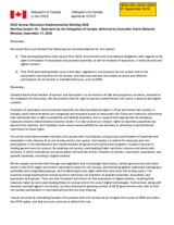 Statement by Canada for Working Session 10