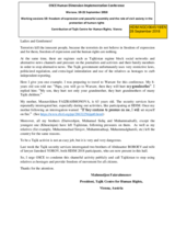 Contribution of Tajik Centre for Human Rights, Vienna