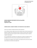 Intervention by Mission Europa