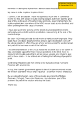 Intervention by Hopkins World