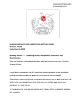 Intervention by Mission Europa