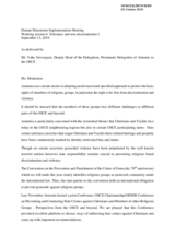 Statement by Armenia