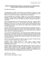 Written Contribution by the Open Dialogue Foundation