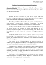 Written Contribution by the Civic Chamber of the Russian Federation