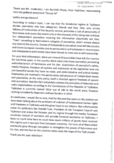 Written Contribution by the Political Movement "Group 24"