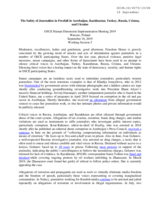 Written Contribution by the Freedom House