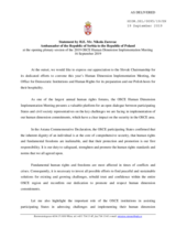 Written Statement by Serbia