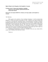 Right of Reply by Armenia