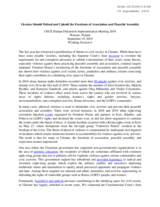 Written Contribution by the Freedom House