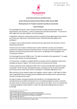 Written contribution by the International Humanist and Ethical Union