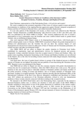 Written Contribution by the European Youth of Ukraine