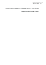 Information Material by the European Association of Jehovah's Witnesses