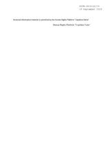 Information Material by the Human Rights Platform "Uspishna Varta"