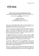 Written Contribution by the FECRIS (European Federation of Centres of Research and Information on Cults and Sects)