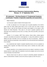 Written Statement by the European Union