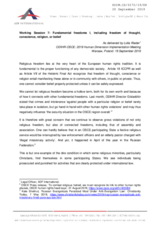 Written Contribution by the ADF International