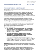 Written Contribution by the Barnabas Fund