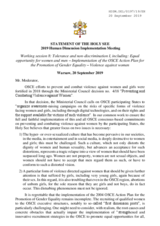 Written Statement by the Holy See