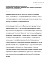 Written Statement by Canada