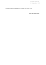 Information Material by Human Rights Without Frontiers