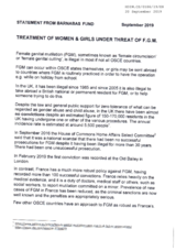 Written Contribution by the Barnabas Fund