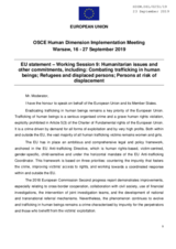 Written Statement by the European Union