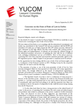 Written Contribution by the Lawyers' Committee for Human Rights - YUCOM
