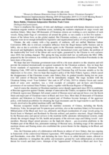 Written Contribution by Crimean Tatar Resource Center