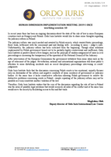 Written Contribution by Ordo Iuris