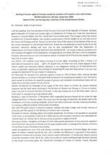 Written Contribution by Slovak - Russian Society