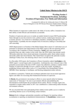 Written Statement by the United States of America