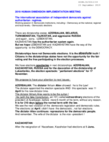 Written Contribution by International Association of Independent Democrats Against Authoritarian Regimes