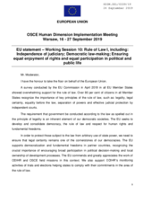 Written Statement by the European Union