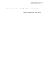 Information Material by the "Zhetysu" Newspaper of the Almaty District