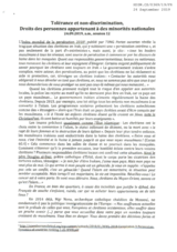 Written Contribution by Salut et Misericorde