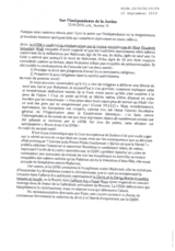 Written Contribution by the Salut et Misericorde