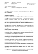 Written Contribution by the Tajik Center for Human Rights