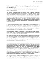 Written Contribution by the Catalan National Assembly (ANC)