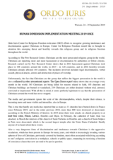 Written Contribution by Ordo Iuris Institute for Legal Culture