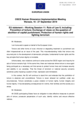 Written Statement by the European Union